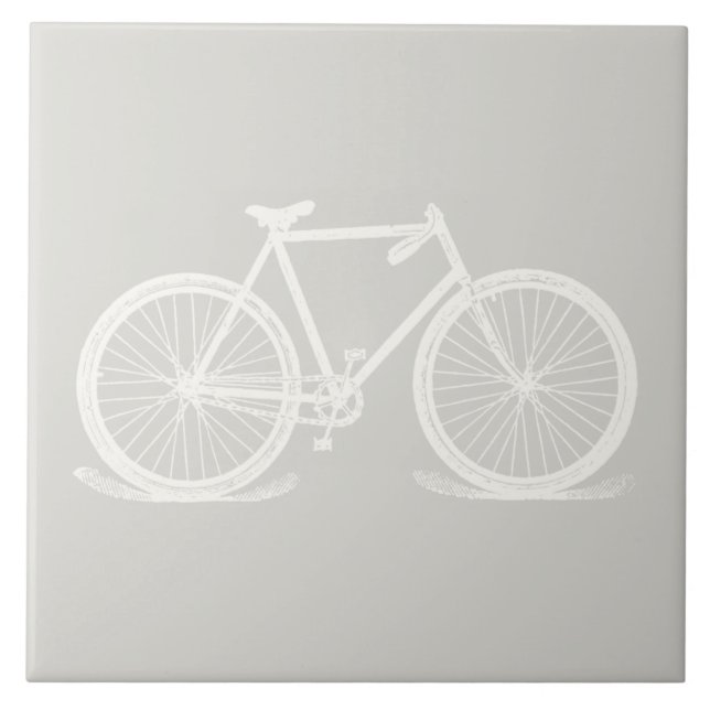 Bicycle Art CUSTOM COLOR Tile (Front)