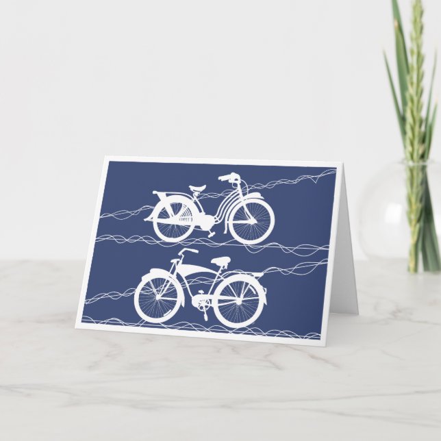 Bicycle Bicycle White Card (Front)