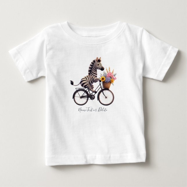 Bicycle Bicycle Zebra T-Shirt (Front)
