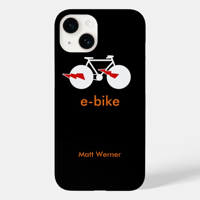 Bicycle = Bike = Biking black Case-Mate iPhone Case (Back)