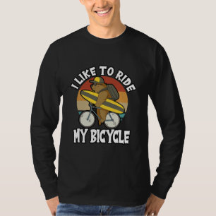 Bicycle Bike Cycling Bike Saying Bear Gift T-Shirt