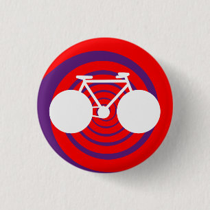 bicycle . bike / cycling nice 1 inch round button