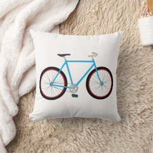 Bicycle Bike Design Throw Pillow