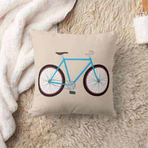 Bicycle Bike Design Throw Pillow