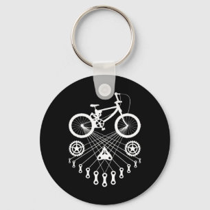 Bicycle Bike Mtb Bmx Biker Cyclist Cycling Bicycle Keychain