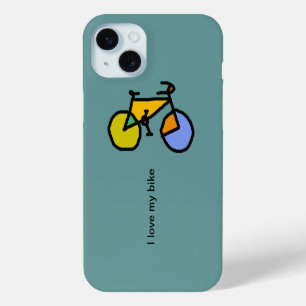 bicycle : bikes ; cyclist cool iPhone 15 mini case