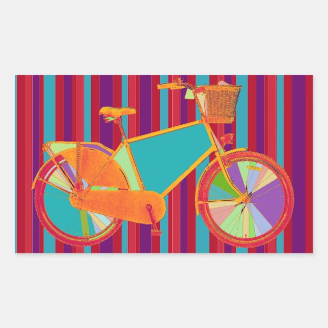 bicycle - biking + bike sticker (Front)