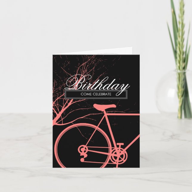 Bicycle Birthday Party Invitations (Front)