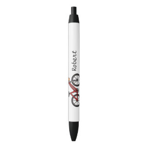 Bicycle Buddy -Personalized Cycling Bike Black Ink Pen