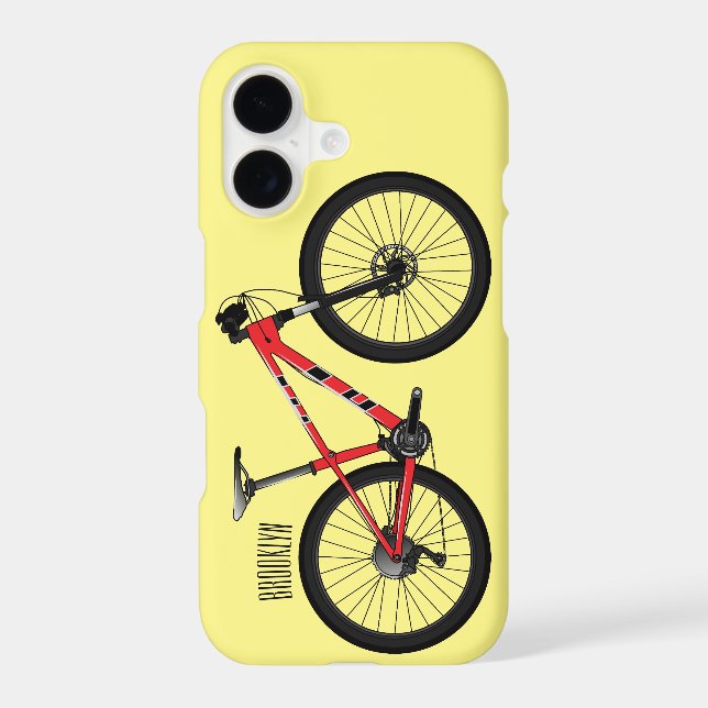 Bicycle cartoon illustration (Back)