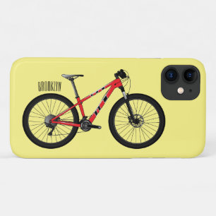 Bicycle cartoon illustration iPhone 11 case