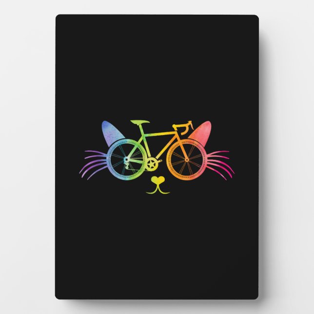 Bicycle Cat Lgbt Plaque (Front)