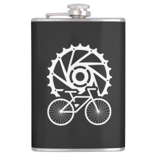 Bicycle Chain Ring Hip Flask