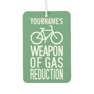 Bicycle custom name & colour air freshner freshener