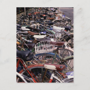 Bicycle Cycle Bicycling Cycling Venice Italy Postcard