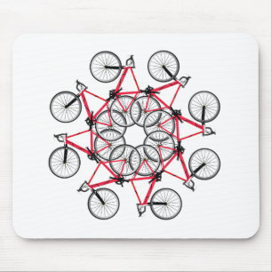Bicycle cycle mouse pad