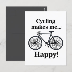 Bicycle Cycling Biking Cyclist Postcard
