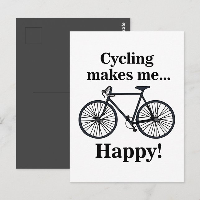 Bicycle Cycling Biking Cyclist Postcard (Front/Back)