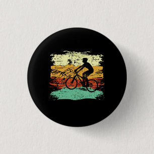 Bicycle Cycling Retro 1 Inch Round Button