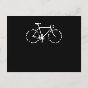 Bicycle Cyclist Postcard