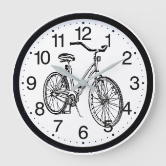 Bicycle Design  Clock With Numbers