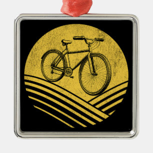 Bicycle design metal ornament