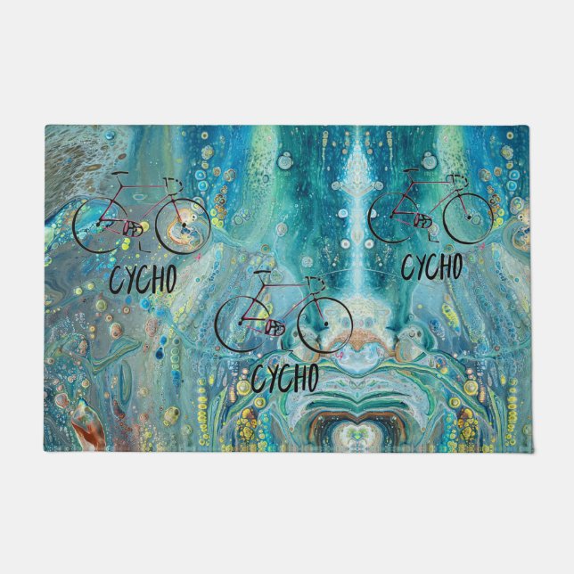 Bicycle doormat rug (Front)