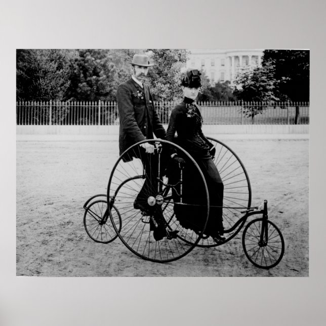 Bicycle for Two at The White House Poster (Front)