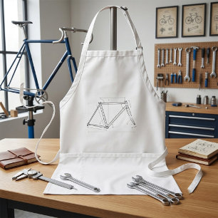 Bicycle Frame Geometry Diagram  Standard Apron