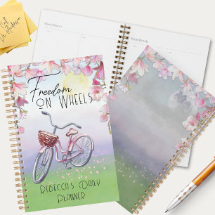 Bicycle Freedom on Wheels Personalized Planner