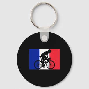 Bicycle French Cycling France Keychain