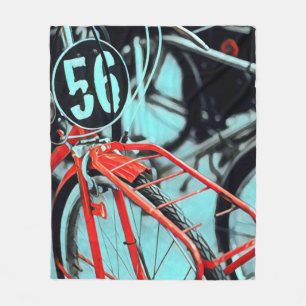 Bicycle gifts for her fleece blanket