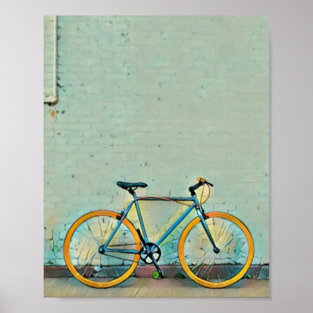 Bicycle gifts for her poster (Front)