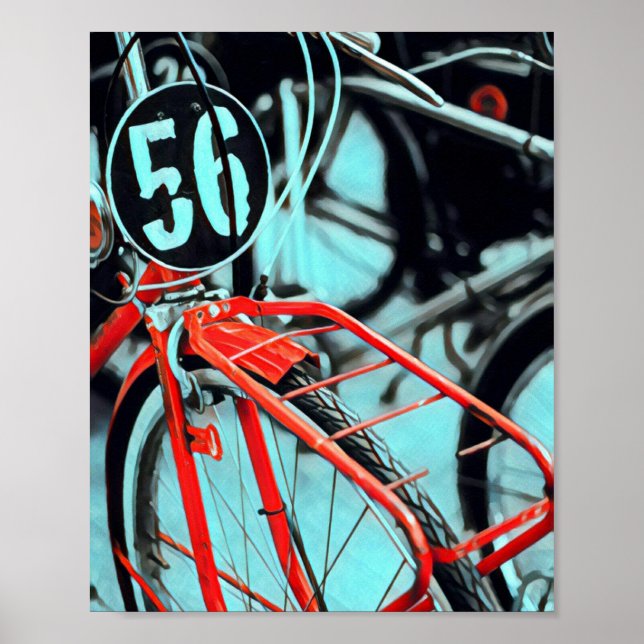 Bicycle gifts for her poster (Front)