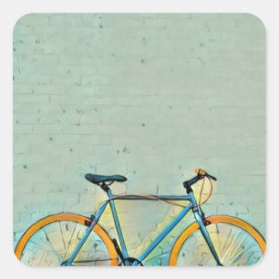 Bicycle gifts for her square sticker