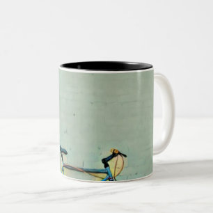 Bicycle gifts for her Two-Tone coffee mug
