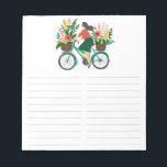 Bicycle Girl Farmers Market Grocery Shopping List Notepad<br><div class="desc">Make your shopping lists in style with this customizable grocery shopping, meal planning or to-do list notepad. Customize or add text to suit your needs. Keep or delete the lines too. Check my shop for more sizes and styles!</div>