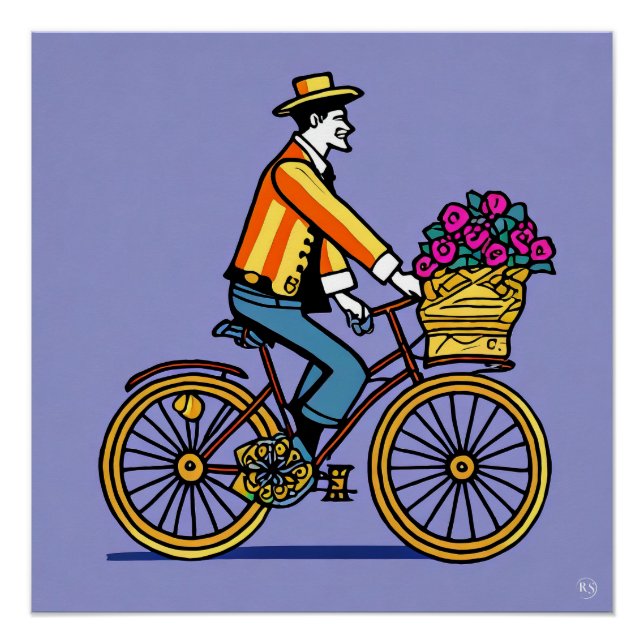 Bicycle Glossy Poster (Front)
