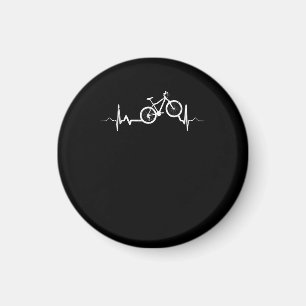 Bicycle Heartbeat Cycling Mountain Bike Magnet
