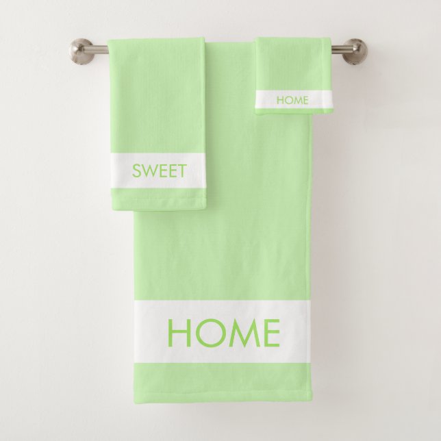 Bicycle Home Sweet Home sur Lime Green (En situation)