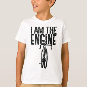 Bicycle I Am The Engine Mountain Biking For Cyclis T-Shirt