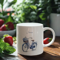 Bicycle in Delft Blue customizable