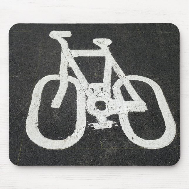 Bicycle Lane IV Mouse Pad (Front)