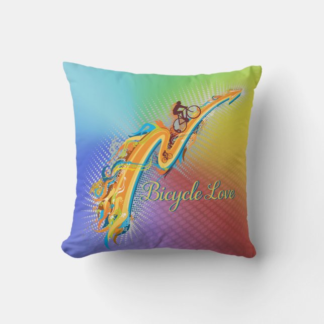 Bicycle Love 1 Options Coussin (Recto)