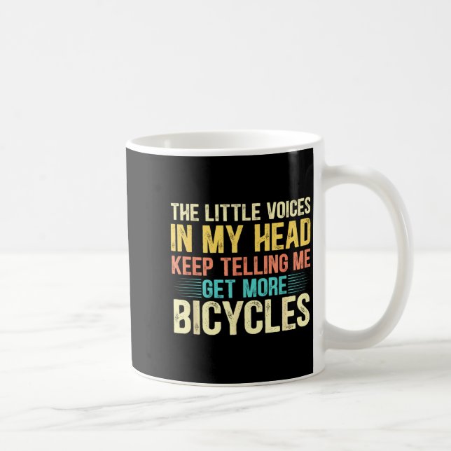 Bicycle Lover Funny Quote Cycling Humor  Coffee Mug (Right)