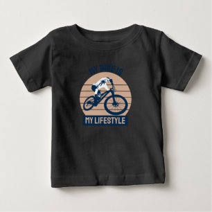 Bicycle Lover - My Bike Is My Lifestyle Baby T-Shirt