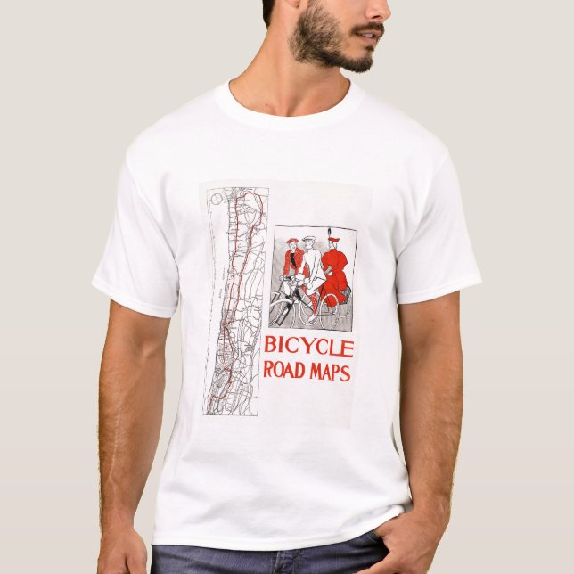 Bicycle Maps T-Shirt (Front)