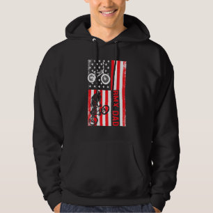 Bicycle Motocross Bmx Bike Rider Biking 1 Hoodie