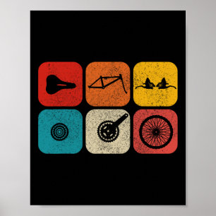 Bicycle Mountain Bike Cycling Poster
