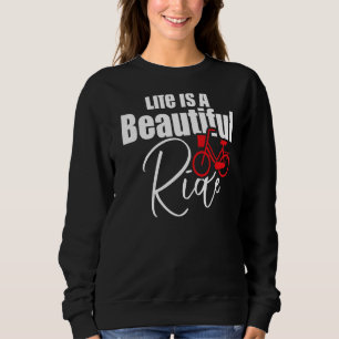 Bicycle Mountain Bike Cyclist Wheel 1 Sweatshirt